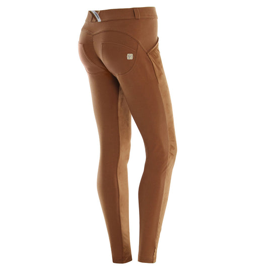 Freddy WR.UP® Suede Low Rise Skinny - Caramel