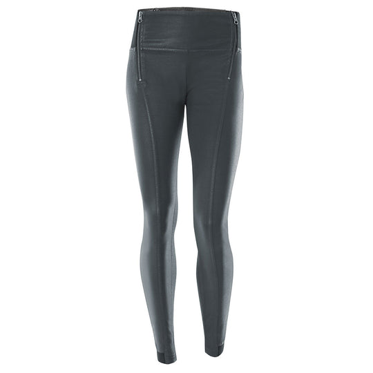 Freddy WR.UP® Coated Cotton High Rise 7/8 Ankle - Gunmetal