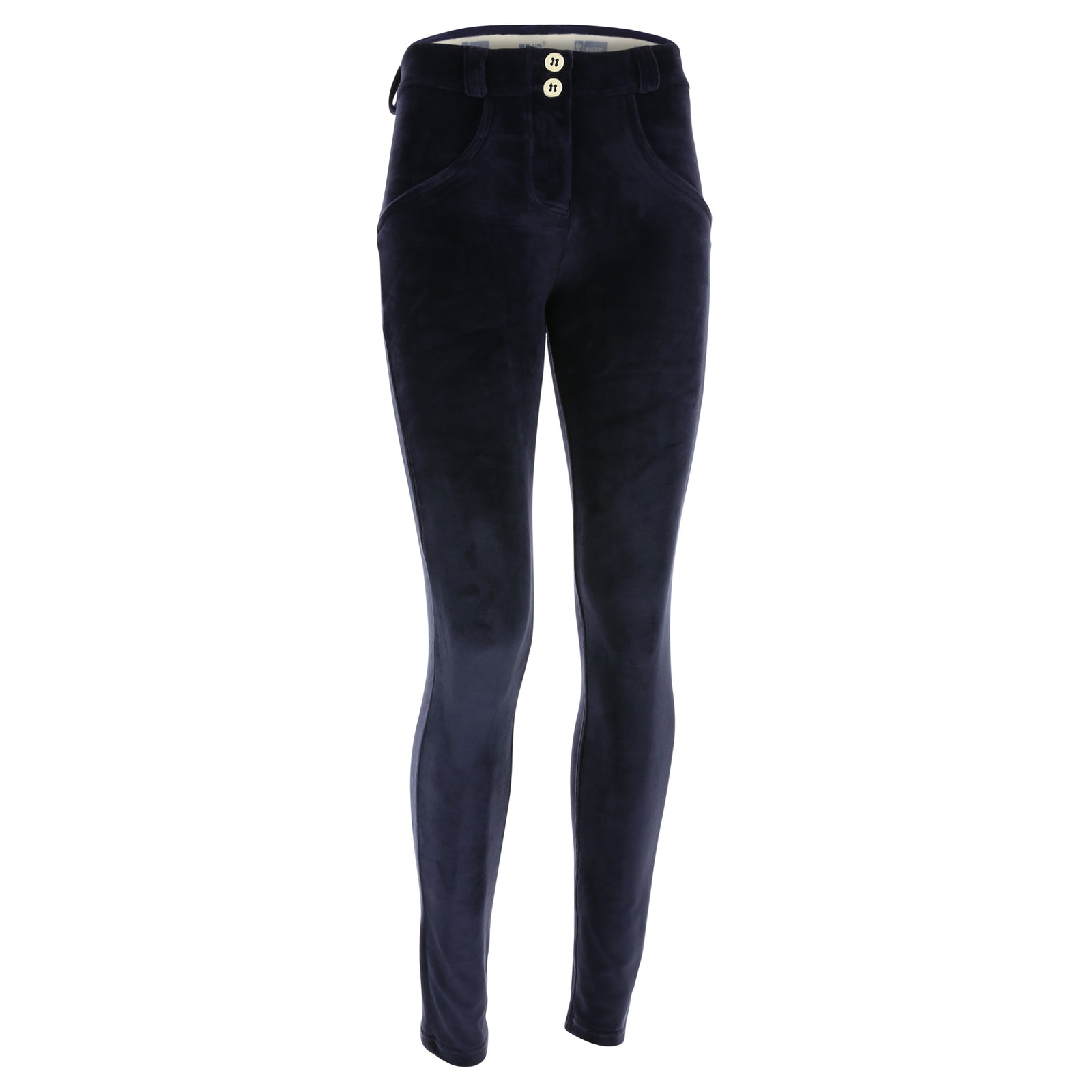 WR.UP® Fashion - Classic Rise Full Length Velvet   - Navy