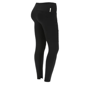 Freddy WR.UP® Moto Active Zip High Rise Pant - Black