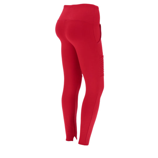 WR.UP® Moto Fashion - High Rise Full Length - Red