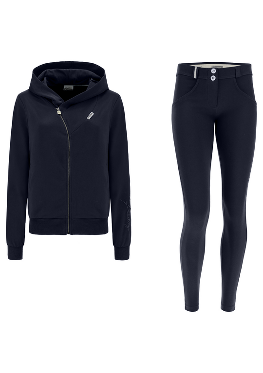 Freddy French Terry Zip Hood Jacket + WR.UP® Pant - Navy