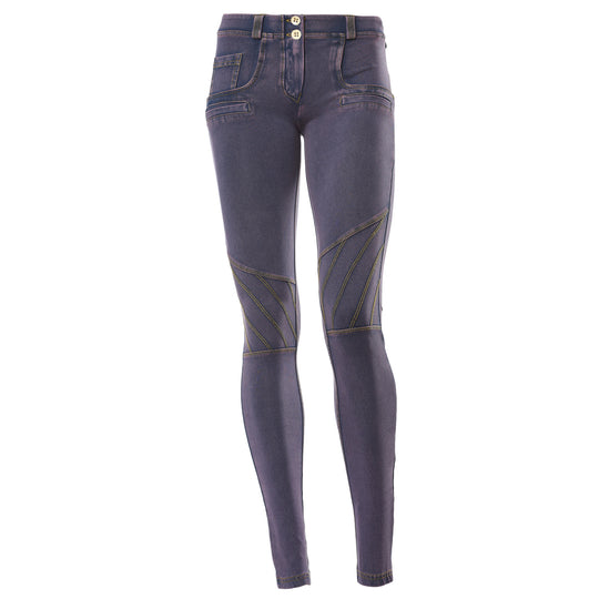 Freddy WR.UP® Patchwork Moto Pant - Vintage Dark