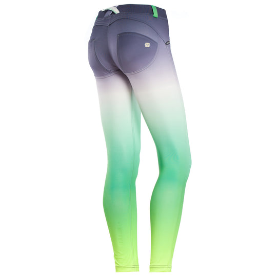 Freddy WR.UP® Ombre Print  Ankle Length Pant - Green