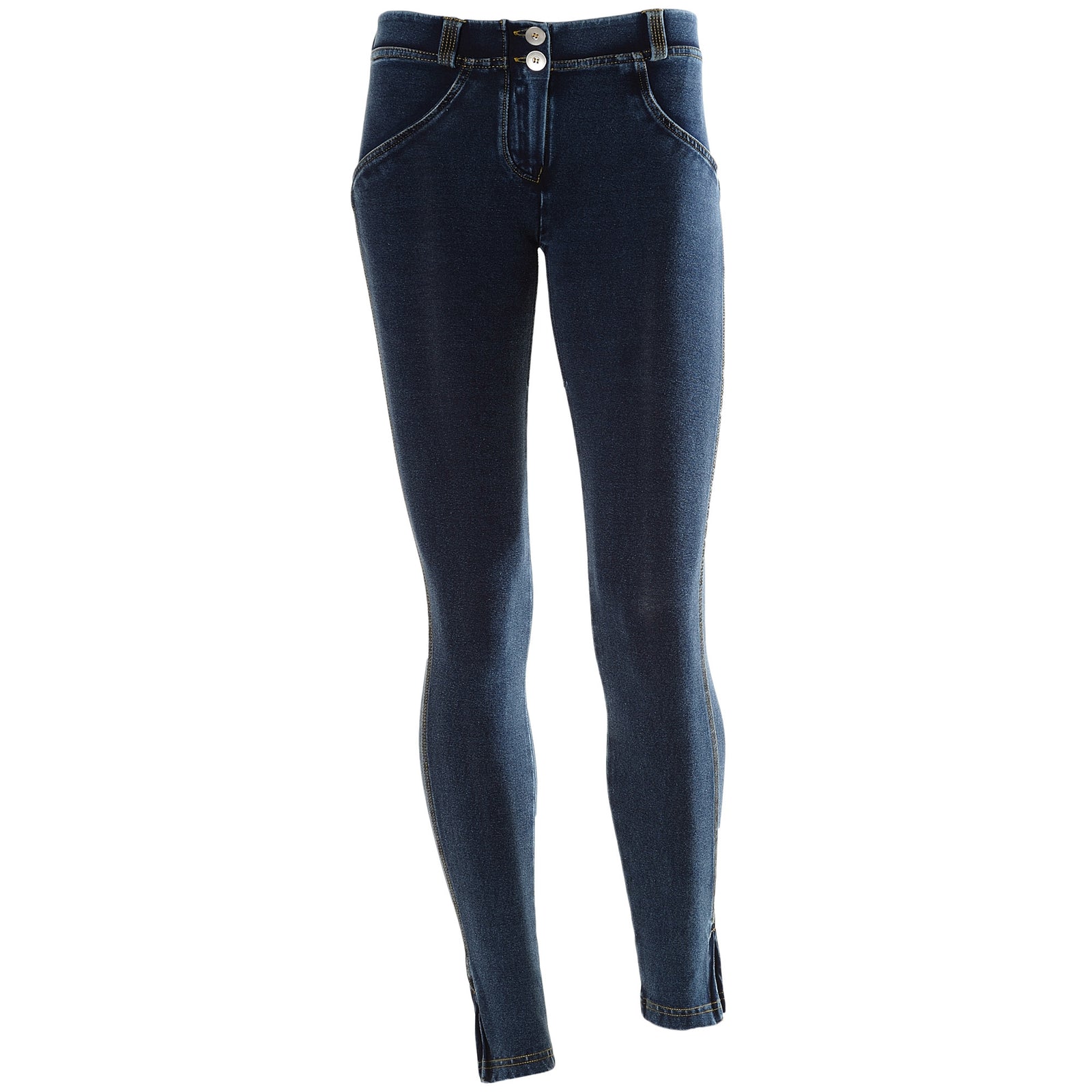 Freddy WR.UP® Denim Low Rise 7/8 Ankle Zip - Dark Rinse