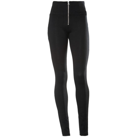 WR.UP® Fashion - High Rise Full Length Contrast Zipper - Black