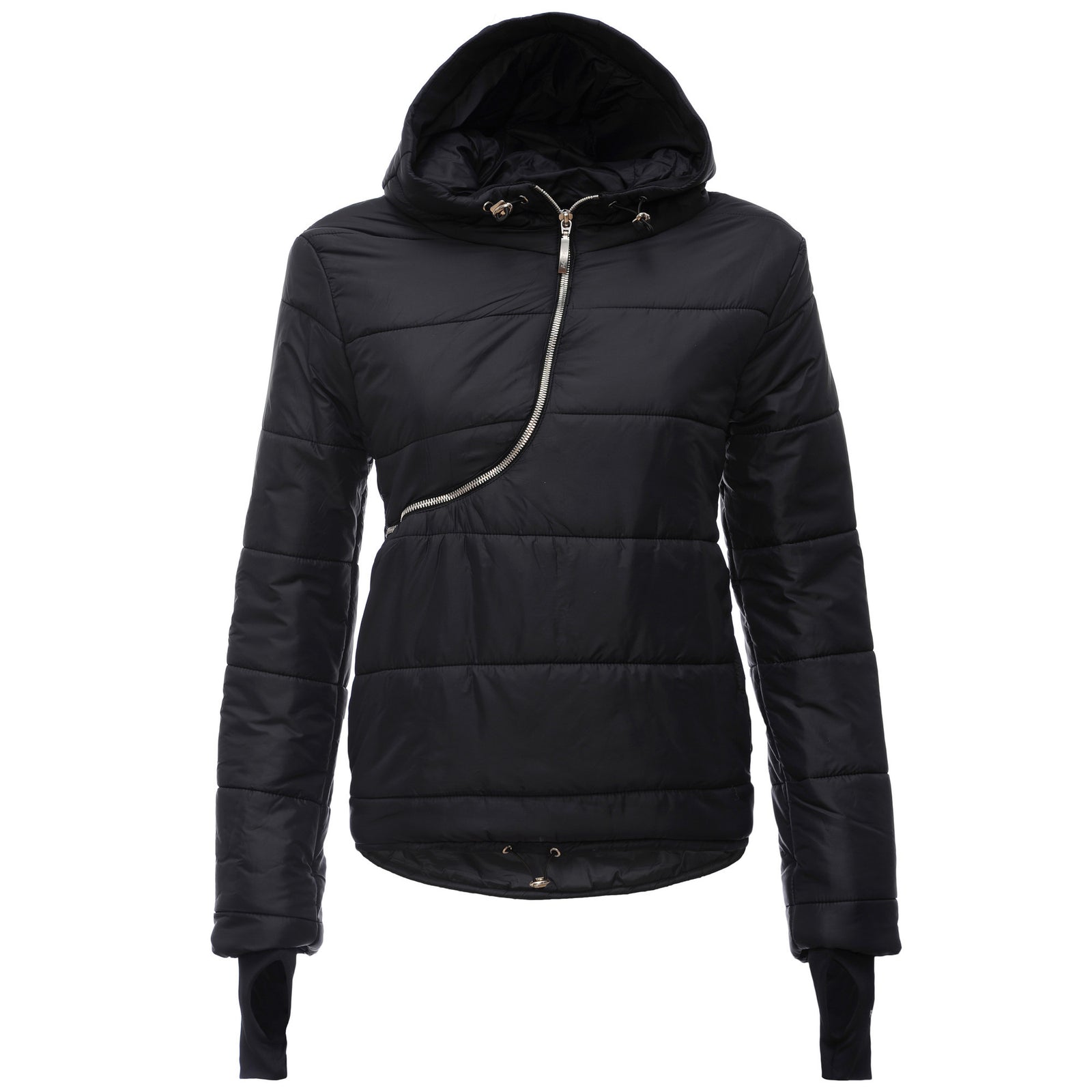 FREDDY ZIP SWEATSHIRT - Black - LIVIFY
 - 1