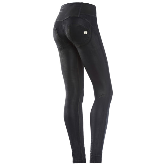 Freddy WR.UP® High Rise Coated Denim - Black