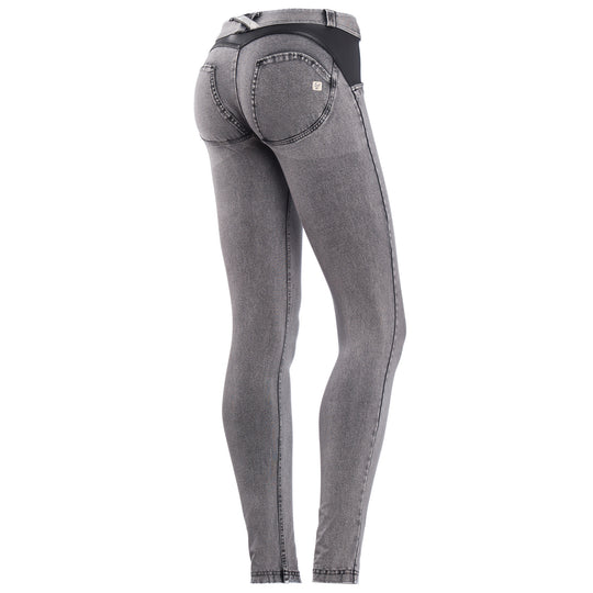 Freddy WR.UP® Denim Effect Leather Detail - Grey Rinse