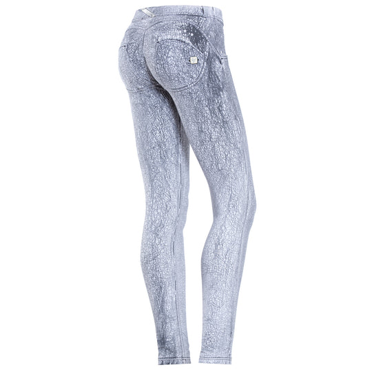 Freddy WR.UP® Crackle Print Skinny - White