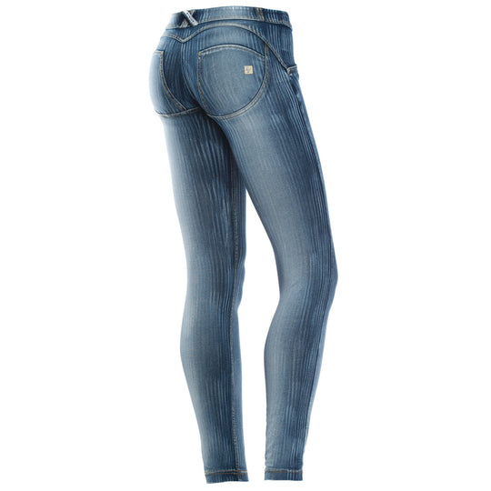 Freddy WR.UP® Brushed Denim Low Rise Skinny - Blue