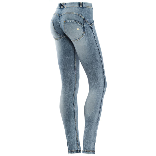 Freddy WR.UP® Stonewashed Denim Regular Rise Skinny - Blue