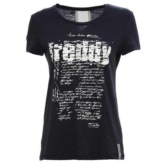 Freddy Logo T-Shirt -  Navy