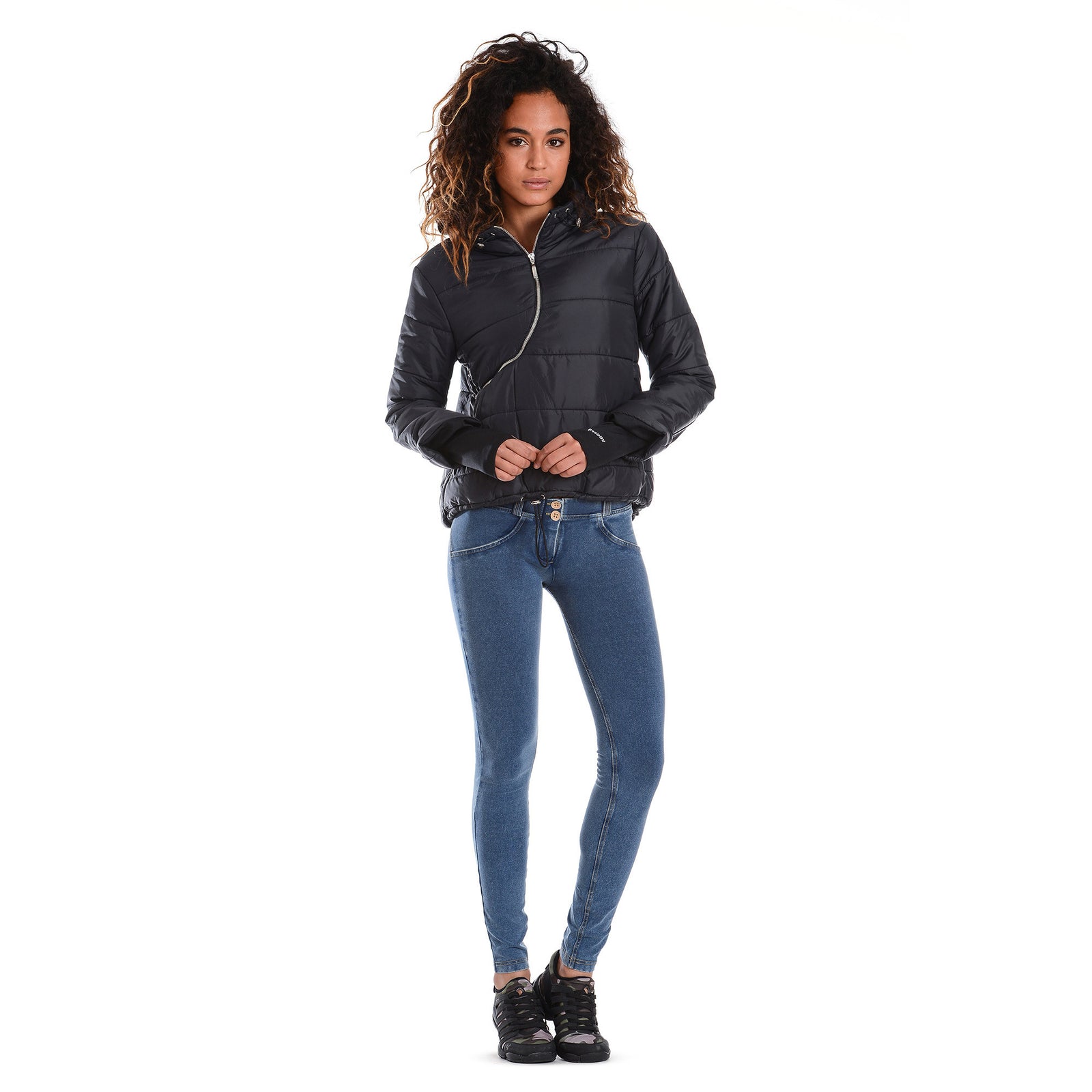 FREDDY ZIP SWEATSHIRT - Black - LIVIFY
 - 1