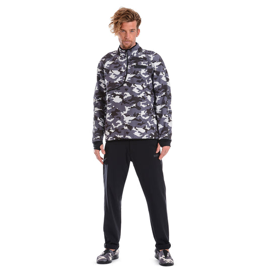 D.I.W.O.® Sweatshirt - Breathable Fabric Curve Zip - Light Camo