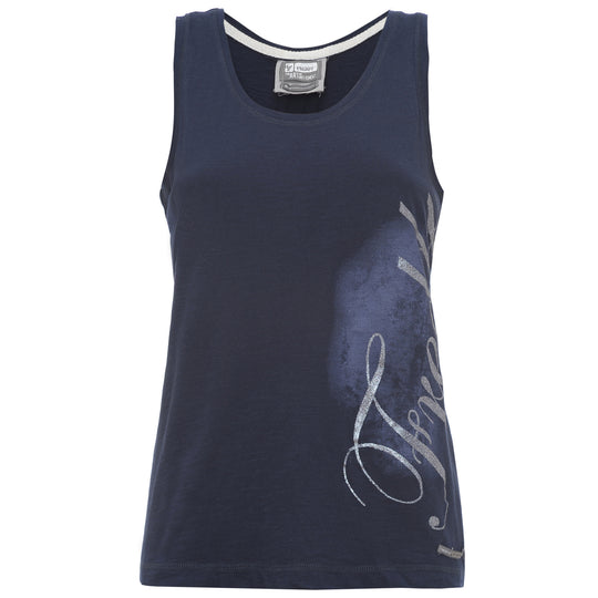 Freddy Printed Tank Top - Navy