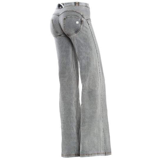 Freddy WR.UP® Denim Regular Rise Wide Flare - Grey Rinse