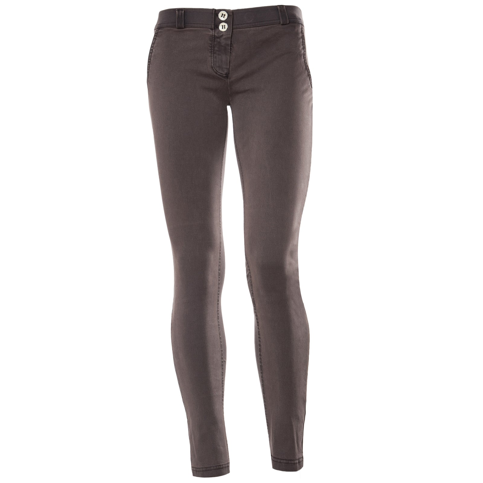 FREDDY TWILL FRONT WR.UP PANT - Brown - LIVIFY
 - 1