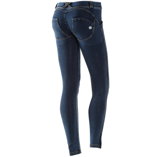 Freddy WR.UP® Denim Low Rise 7/8 Ankle Zip - Dark Rinse