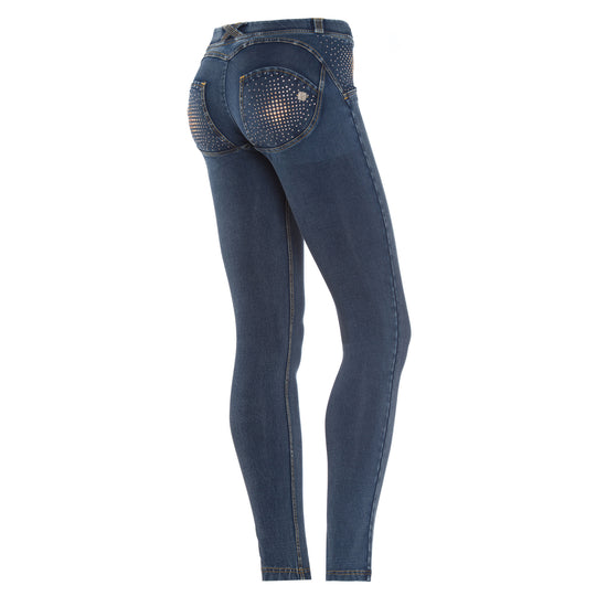 Freddy WR.UP® Swarovski Crystal Denim - Dark Rinse