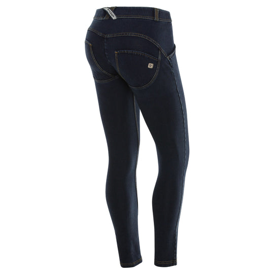 Freddy WR.UP® Slit Detail Denim Regular Rise 7/8 Ankle - Dark Rinse