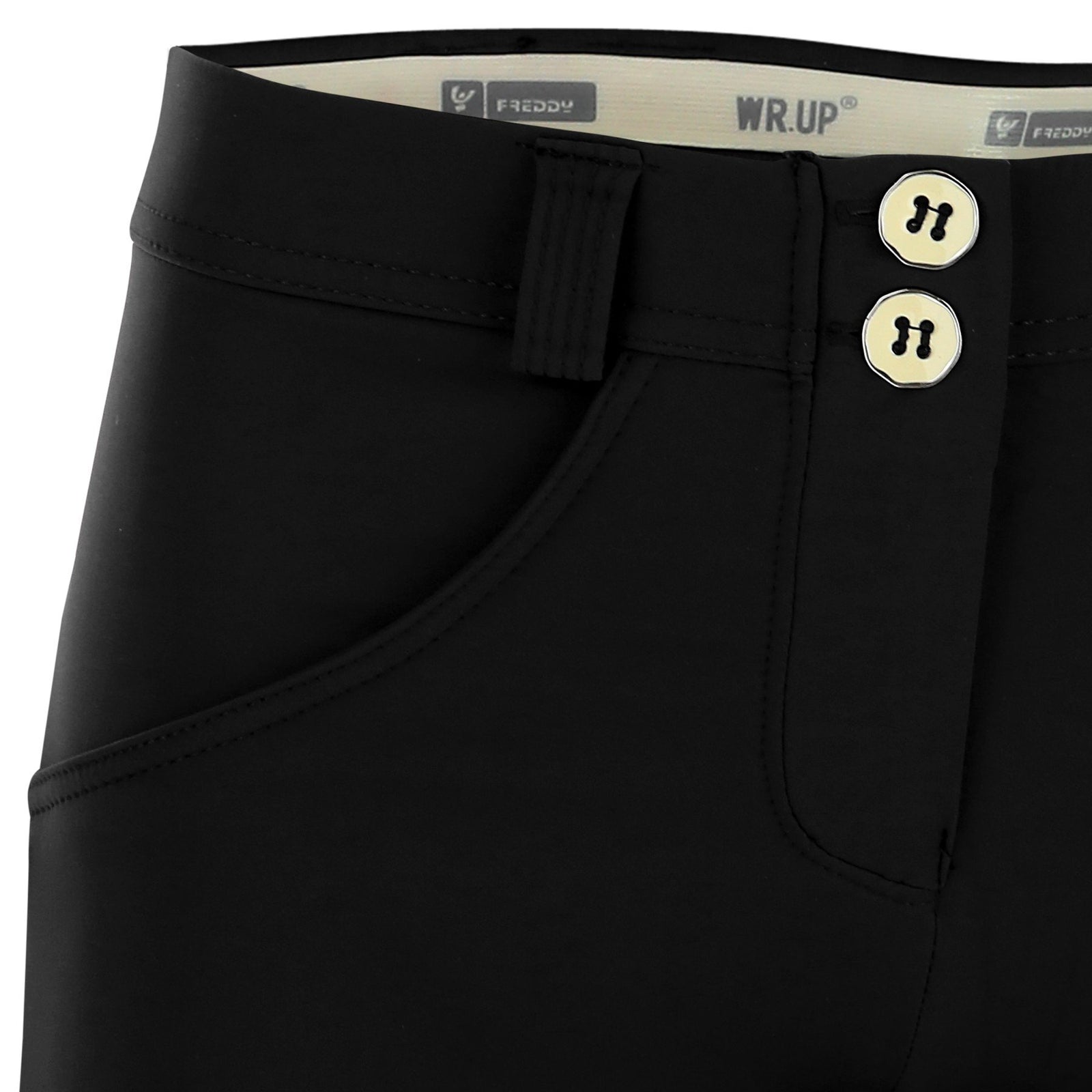 Freddy WR.UP® D.I.W.O.® PRO Fabric Regular Rise Super Skinny - Black