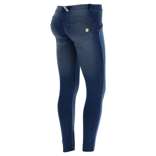 Freddy WR.UP® Whiskering Denim Regular Rise Skinny - Dark Rinse