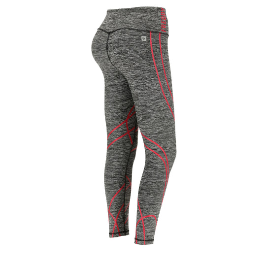 Freddy Super Fit Contrast Training Pants - Charcoal