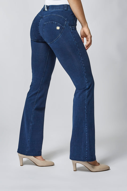 WR.UP® Denim - Classic Rise Full Length Flare - Dark Rinse