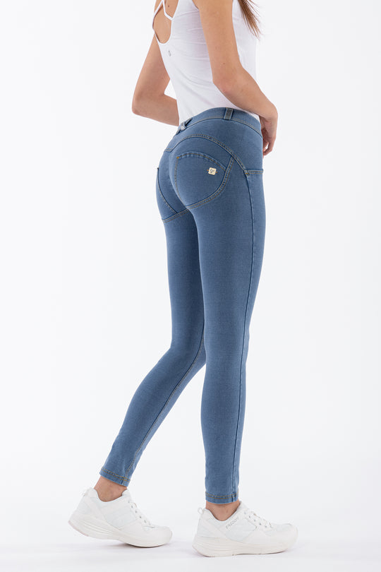 WR.UP® Denim - Classic Rise Full Length - Medium Rinse + Yellow Stitching