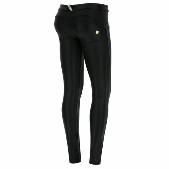 Freddy WR.UP® Lurex Effect Regular Rise Skinny - Black