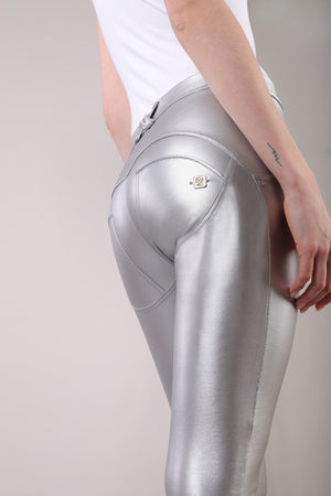 WR.UP® Fashion - Classic Rise Full Length Metalic - Silver