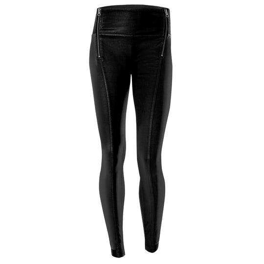 Freddy WR.UP® Coated Cotton High Rise 7/8 Ankle - Black