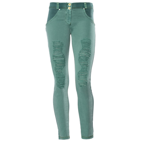 Freddy WR.UP® Ripped Front Denim Low Rise Skinny - Leaf