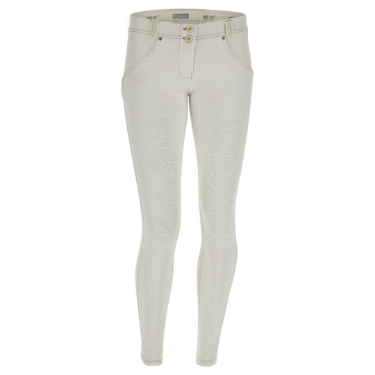 Freddy WR.UP® Ripped Front Denim Regular Rise - White